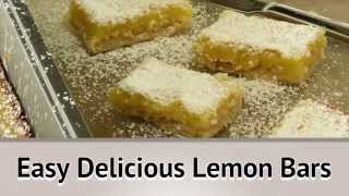 Lemon Bar Recipe  Easy Lemon Bars  The Frugal Chef [upl. by Seve]