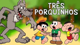 O TRÊS PORQUINHOS  HISTORINHA INFANTIL [upl. by Lundell]