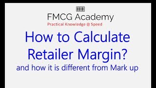 How to Calculate Retailer Margin and Mark up in 65 seconds [upl. by Alake]