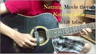 Natrang theme Guitar Tabs Natrang Ubha [upl. by Arimihc]