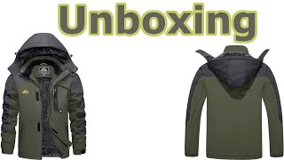 KEFITEVD Herren Skijacke Atmungsaktiv Unboxing Video [upl. by Juni]