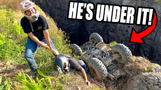 He CRASHED My FOURWHEELER SENDING OFF CLIFF [upl. by Pitts]