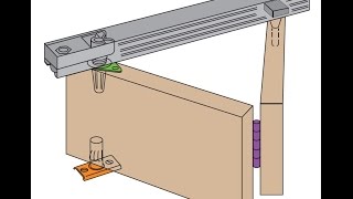 How to Install the Henderson BiFold Sliding Door Gear for a Bifold Cupboard Door [upl. by Notlrac500]