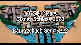 Bautagebuch LEGO Disney Schloss 2023 Set 43222 [upl. by Natsyrt]