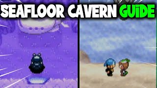 Pokémon RubySapphireEmerald  Seafloor Cavern Strength Puzzle [upl. by Perceval392]