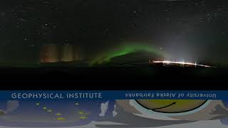 Kotzebue Allsky Aurora Timelapse 1  VR 360º [upl. by Eggleston]