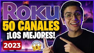 🚨50 CANALES EN ROKU Los Mejores Canales GRATUITOS y PREMIUM que en mi Dispositivo ROKU [upl. by Tannen]