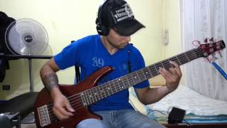 IRON MAIDEN  Hooks In You Bass Cover by Samael [upl. by Anyt899]