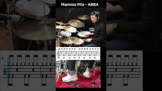 Mamma Mia  ABBA DRUM COVER HIGHLIGHT [upl. by Yevette]