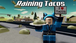 Raining Tacos ROBLOX quot♫ Music Video with Lyrics ♫quot [upl. by Delgado]