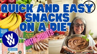 Healthy and Easy Snacks for WW and Diets  WW Friendly Snack with Points [upl. by Yrotciv880]