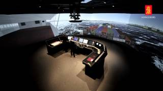 Polaris ships bridge simulator  Kongsberg Digital [upl. by Enilrahc]