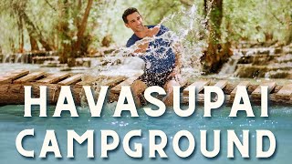 The Havasupai Campground What Youll Find at Havasu Falls [upl. by Anyah]