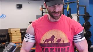 How to Wrap Your Arms for Occlusion Training  Blood Flow Restriction Training [upl. by Kirad]