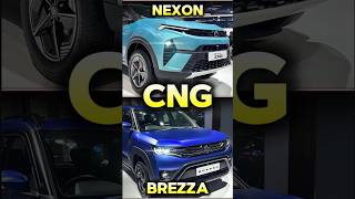 NEXON vs BREZZA  CNG Base Camparision  Which Is Better   yashautocars automobile [upl. by Aenej]