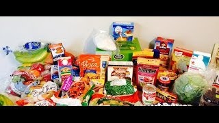 Weight Watchers HUGE Grocery Haul Lots of my FAVORITE foods Low Calorie Foods 2014 [upl. by Nitsrik]