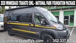 New 2020 Winnebago Travato 59KL Class B RV  National Park Foundation Package [upl. by Osrit]