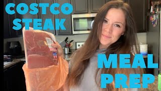 Meal Prep Costco sirloin steak air fryer [upl. by Giliana]