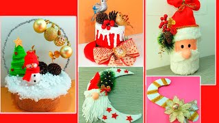 5 ideas increíbles de ADORNOS NAVIDEÑOS con material reciclado [upl. by Victoir816]