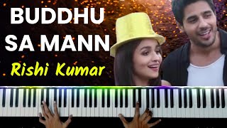 Buddhu Sa Mann Piano Instrumental  Karaoke Lyrics  Ringtone  Notes  Chords  Hindi Song Keyboard [upl. by Ayamat]