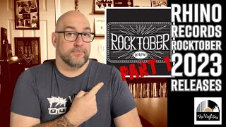 Rhino Records Rocktober 2023 Releases Part 1 [upl. by Laurin72]