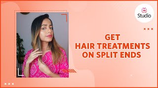 How To Get Rid Of Split Ends Hair  Treatment for Split Ends Shorts  Myntra [upl. by Etterb]