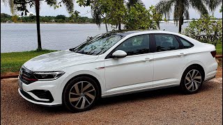 Avaliação VW Jetta GLI 2020 20 Turbo  detalhes performance e consumo  wwwcarblogbr [upl. by Ylekalb61]