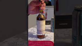 Opening and Drinking Chateau D’Yquem 1966 [upl. by Lory]