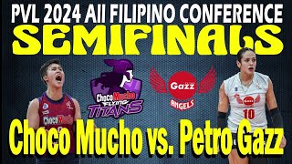 CHOCO MUCHO vs PETRO GAZZ • 2024 PVL All Filipino Conference SEMIFINALS  May 5 2024 [upl. by Ahsot]