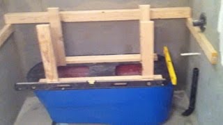 Making a Concrete Bath Tub Part 1 Setup [upl. by Aicilana]