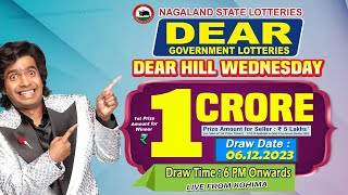 LOTTERY SAMBAD LIVE DEAR 6 PM 06122023 NAGALAND LOTTERY LIVE DEAR LOTTERY LIVE LOTTERY SAMBAD [upl. by Velma]