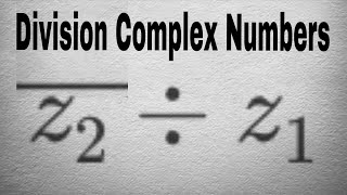 Simplest Division of Complex Numbers Mathematics [upl. by Heyer540]