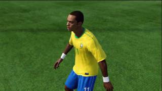 Fifa 2010 World Cup Brazil amp Ecuador Player Faces [upl. by Onimixam203]