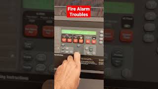 Fire Alarm Panel Troubles  Simplex Fire Alarm Panel  Fire Alarm Sound  Fire Alarm System [upl. by Fisoi546]