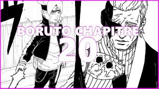 AO ET KARA   COMBAT TEAM 7  KATASUKE VS AO  MUGINO LE VAILLANT BORUTO CHAPITRE 20 REVIEW [upl. by Beffrey204]