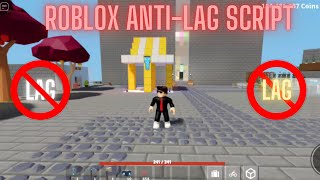 Roblox Antilag script  works in all Executors  JN HH Gaming [upl. by Anailuig]