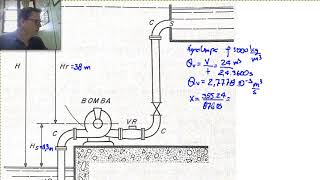 Determinação da altura manométrica e potência de bombeamento para um sistema hidráulico [upl. by Yesdnik]