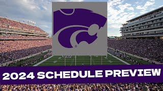 Kansas State 2024 College Football Schedule PreviewProjected Record [upl. by Reames848]