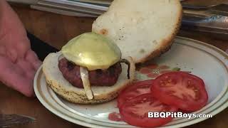 Grilled Bison Bacon Cheeseburger  Recipe [upl. by Charla]