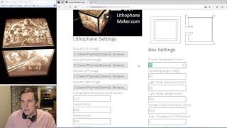 3D printable lithophane light box from pictures to stl detailed walk through [upl. by Jehias476]