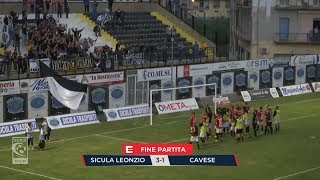 Gli highlights di Sicula Leonzio  Cavese 31 [upl. by Airegin]