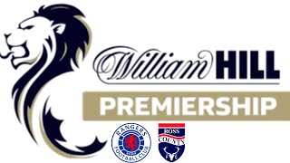 William Hill Scottish Premiership 2425 Matchweek 3 Rangers vs Ross County [upl. by Stauffer]