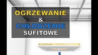 Ogrzewanie i chłodzenie SUFITOWE jak to działa Instalacja paneli grzewczochłodzących [upl. by Lau]