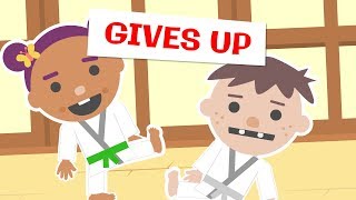 Dont Give Up Roys Bedoys Cartoon Karate Kid amp Perseverance  Read Aloud Childrens Books [upl. by Mullins398]