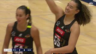 MAGIC MOMENTS Round 3 Highlights 😍 Avis Magic v Stars Netball ❤️✨ [upl. by Bernadine]