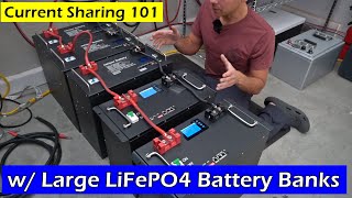 Current Sharing 101 w Large LiFePO4 Battery Banks [upl. by Berrie536]