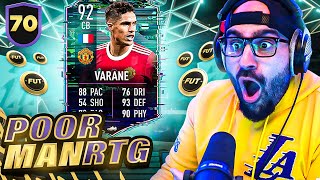 I GOT 92 FLASHBACK VARANE INSANE CARD FIFA 22 Ultimate Team PMRTG 70 [upl. by Eiramave866]