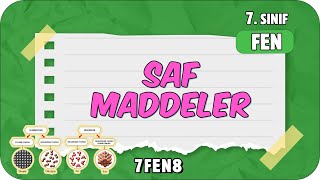 Saf Maddeler 📗 tonguçCUP 2Sezon  7FEN8 2024 [upl. by Aletta613]