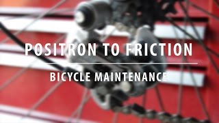 Replacing Shimano Positron With Friction Shifting  Bicycle Maintenance [upl. by Lottie313]