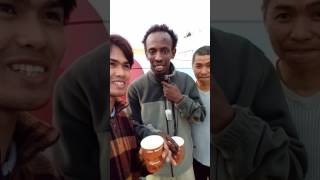 Barkhad Abdi quotCaptain Philipsquot movie together with the Filipino Seafarers Coffee Break Part 1 😆 [upl. by Weld203]